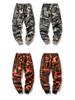 Japanese Style Men's Camouflage Overalls - Loose Casual Pants with Cuffs, Large Size for Teenagers
