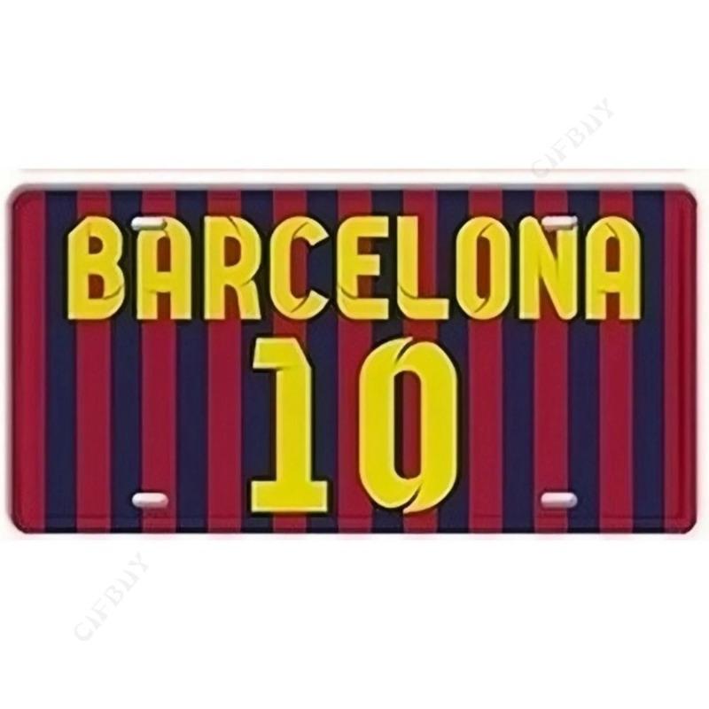 Souvenir Metal License Plate, Custom Auto Sign 15x30cm