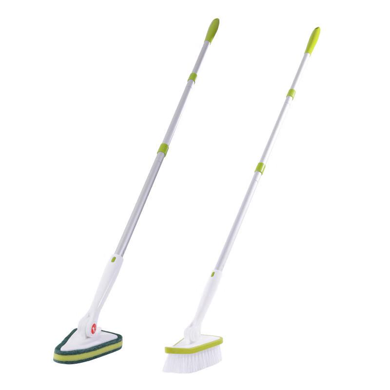 Huinizu Long Handle Hard Bristle Bathroom Cleaning Brush