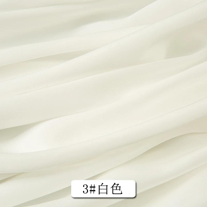 0.5m/1m/2m Soft Opaque Satin Chiffon Fabric For Home Wear, Clothing Skirts, Shirt linings,Pajamas, Handmade DIY Clothing Fabric