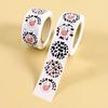 500pcs Cute Dairy Cow Paper Stickers Birthday Party Decoration 1st Birthday Baby Shower Party Supplies Envelope Sealing Sticker