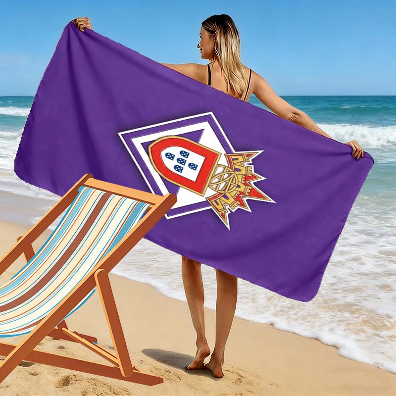 Portugiesisches Erbe Emblem Strandtuch weich Outdoor Camping Schwimmen Handtuch für Außenpool schnell trocknend Handtuch für Reisen und Urlaub Stranddruck