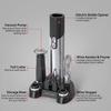 CIRCLE JOY Electric Wine Opener Set Automatic Wine Opener Kit for Wine and Beer Cordless Electric Wine Bottle Openers Gift Set with Foil Cutter,