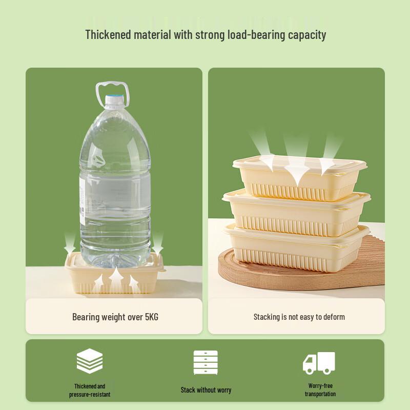 Eco-Friendly Corn Starch Disposable Food Containers
