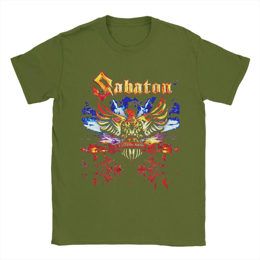 Mens Womens S-Sabatoned Trending Cool Gifts Metal Band  Shirt Cotton Graphic Tee Shirts  Top Clothing