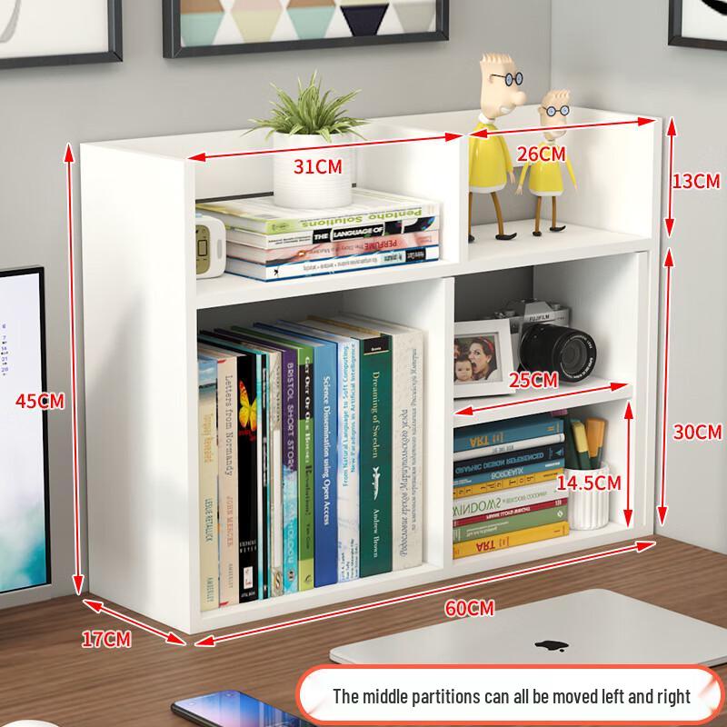 Tiered Desktop Bookshelf & Organizer