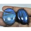 39-40 MM Natural Labradorite Multi Oval Cabochon Loose Gemstone 2 Pcs Lot D-177