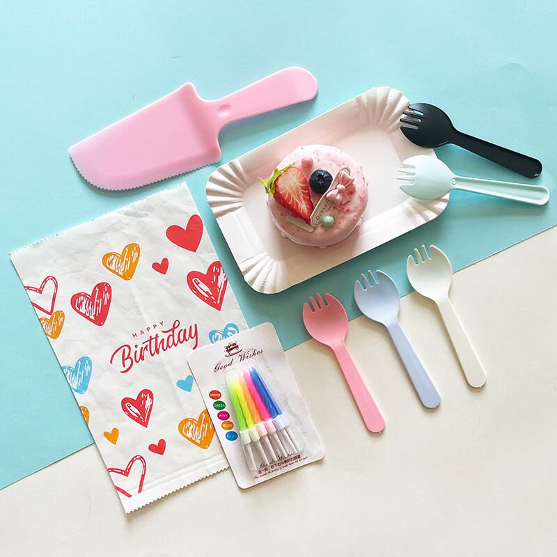 Miaoqiao Disposable Birthday Cake Set