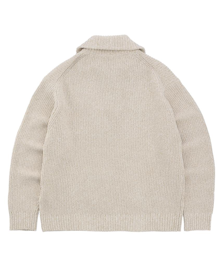 NOWANDTOMORROW Half Zip-Up Pullover [3 Color]
