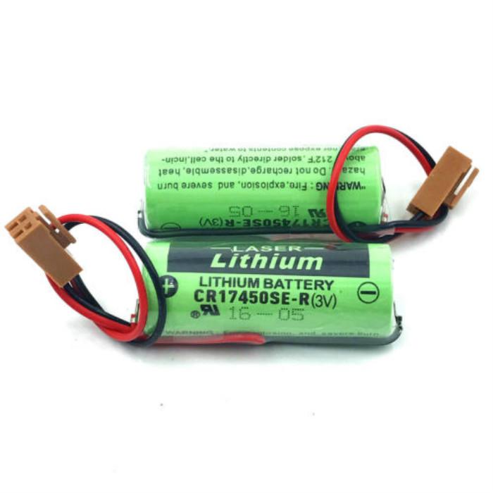 10 un CR17450SE-R//A98L-0031-0012 3 V 2500 mAh batería para Fanuc Plc Con Enchufe