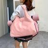 Women Gym Bag Yoga Gym Tote with Wet Pocket And Shoe Compartment Weekender Overnight Duffle for Travel Workout Dance Swimming