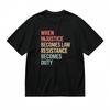 Men's Trend Classic T-Shirt  Gradient Text Design Social Message Graphic Tee