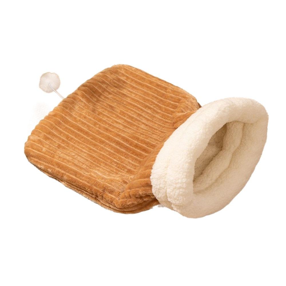 Pocket Type Cat Sleeping Bag Plush Kitten Quilt Bed Pet Supplies Cat Nest  Winter