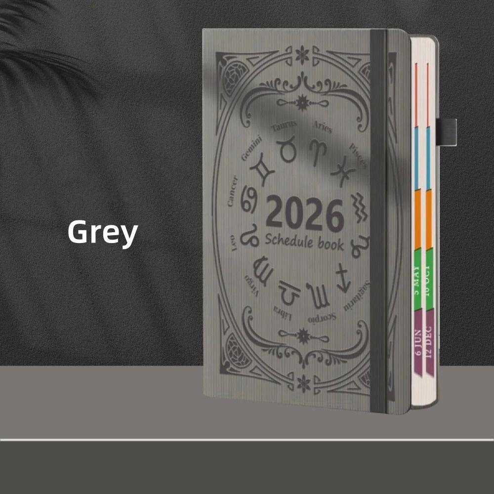 English A5 Agenda Planning Notebook 12 Months Office Work Planner  Office Supplies