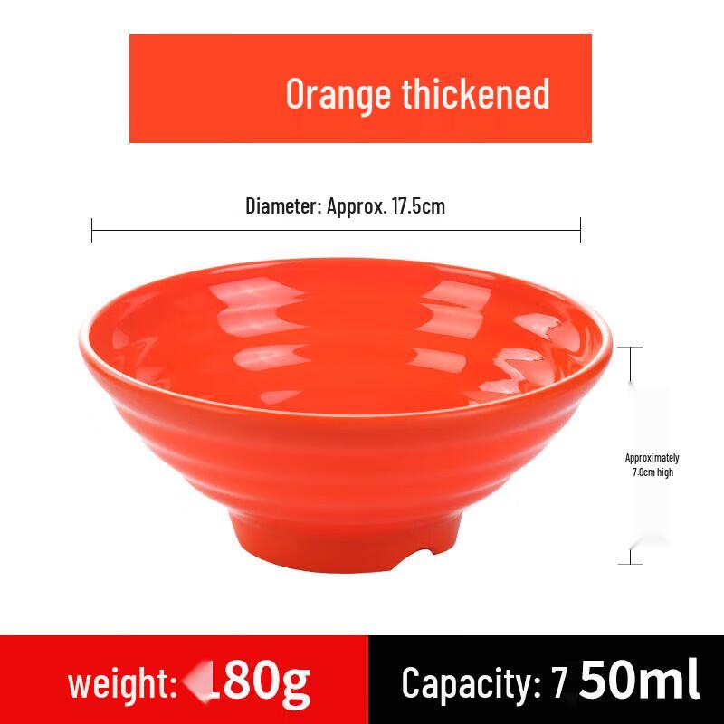 

Commercial Melamine Noodle & Soup Bowl