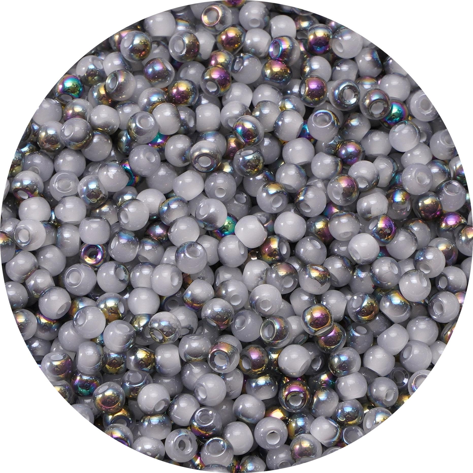 

160Pcs High-Quality Glass Seed Beads Golden White Jade Beads For DIY Bracelets Necklaces Jewelry Making білий