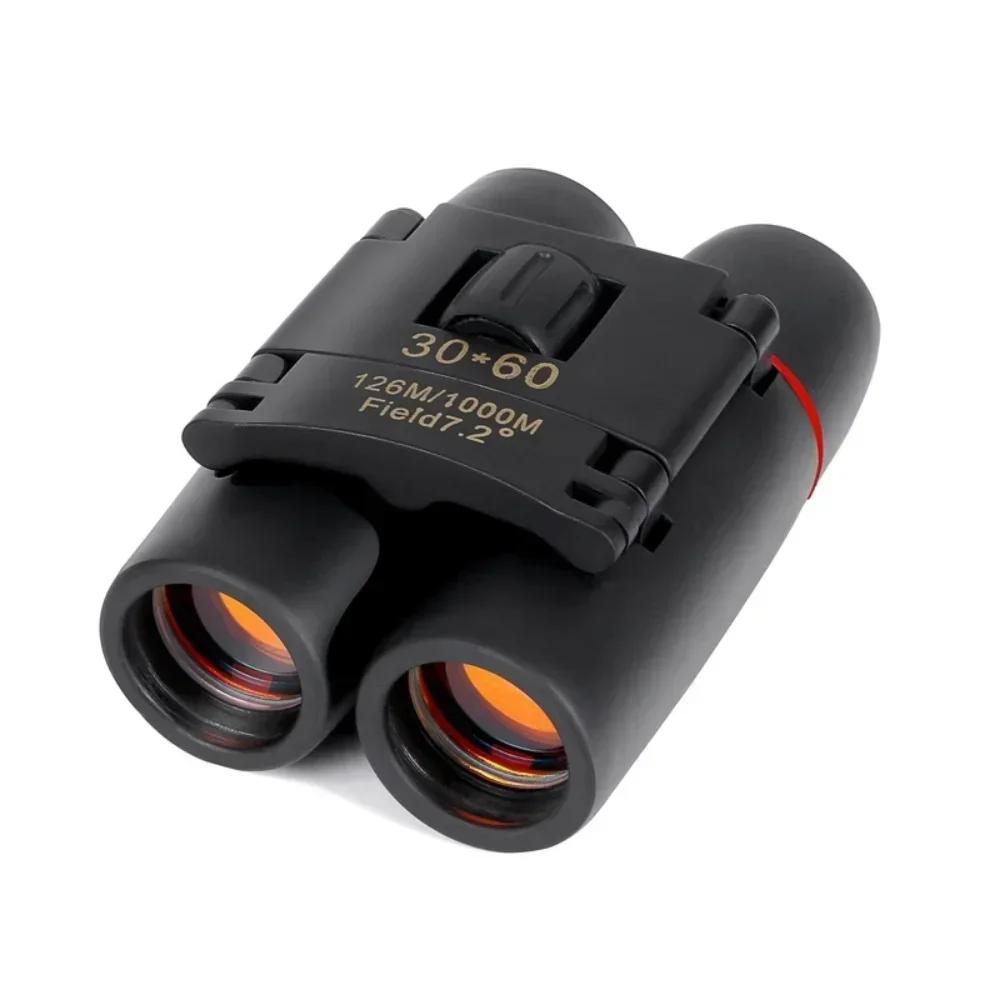 30x60 HD Telescope Long Range Folding Binoculars With Low Light Night Vision Good Gift For Child Outdoor Bird Watching Camping
