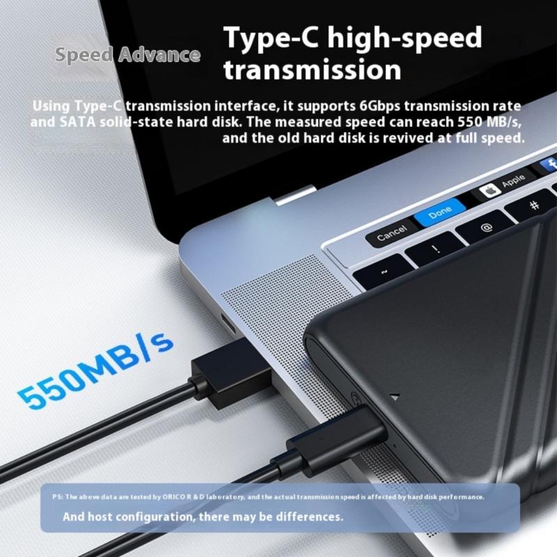USB3.0 2.5inch Externally Hard Drive Enclosure Easy Installation Hard Drive Disk Box Enclosure 5Gbps Data Transfer