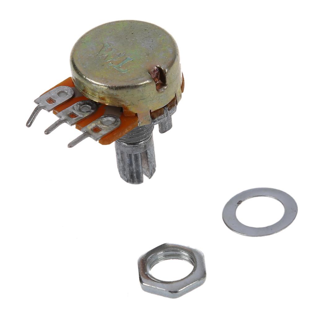 B10K 10K Ohm Adjustment Single Linear Rotary Potentiometer 5 Pcs