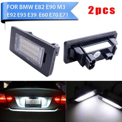 2pcs 24LED License Plate Number Light For BMW E90 M3 E92 E70 E39 F30 E60 E61 E93