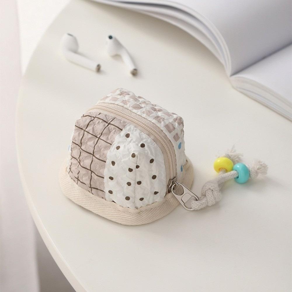 Protective Cover Polyester Zipper Storage Bag Multifunction Cute Earphone Case Portable Zipper Pouch Coins Storage