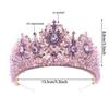 Princess Crowns for Wedding Bride Headdress Queen Crystal Bridal Tiara Crown Quinceanera Women Diadem Prom Hair Jewelry