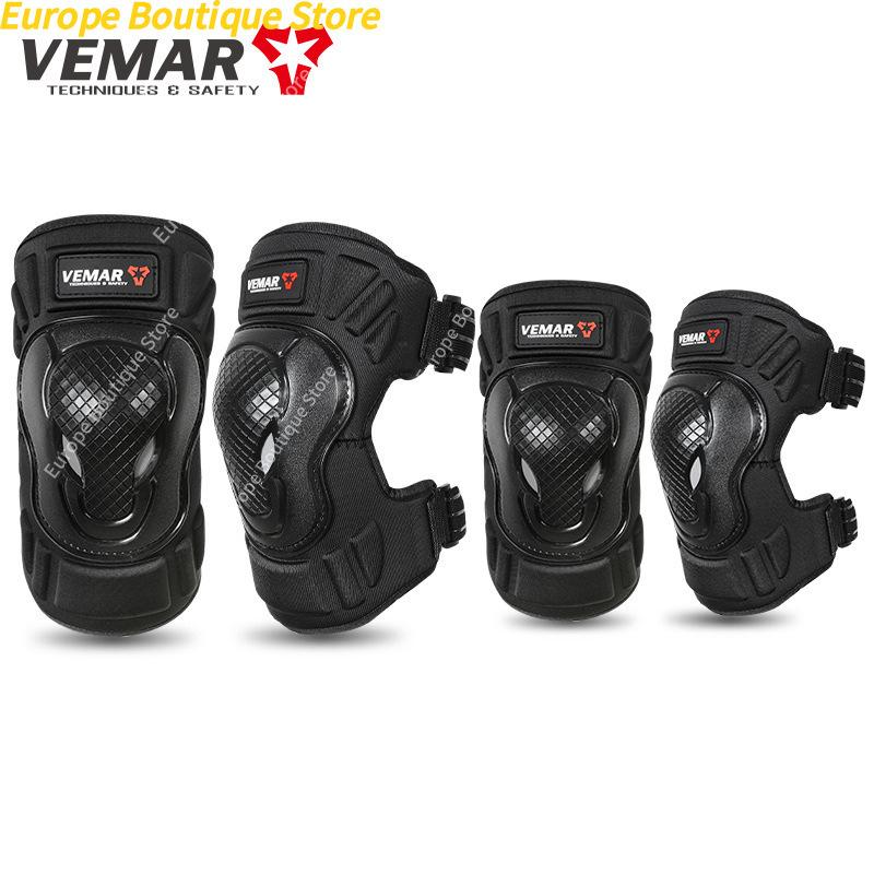 4Pcs 4 Seasons Motorcycle Armor Set Knee Elbow Pads Anti Fall Riding Protective Gear For Men Women Motorbike