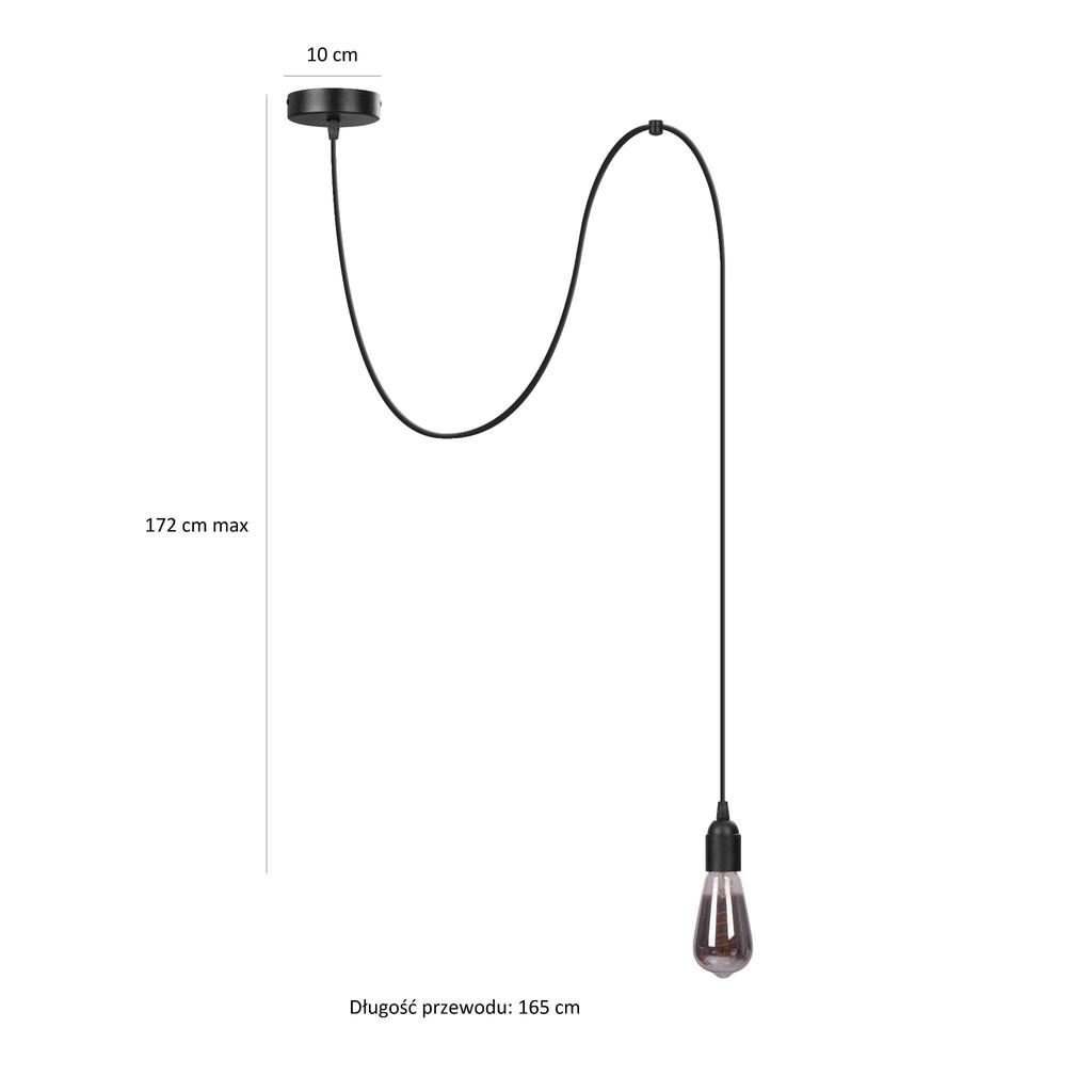 Lampa tornado ppj1 czarny