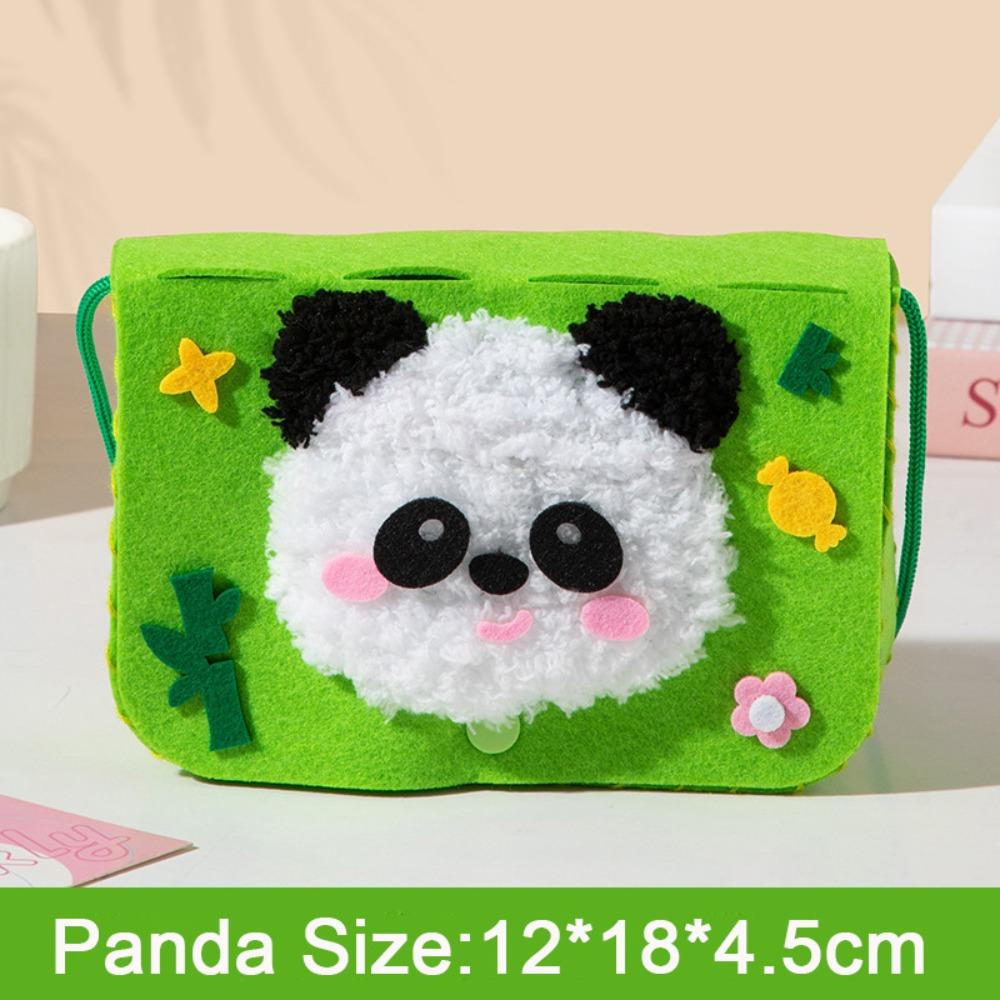Sewing Needle and Thread Painting DIY Embroidery Set Hand Puppet Making DIY Crafts Embroidery Painting Material Bag