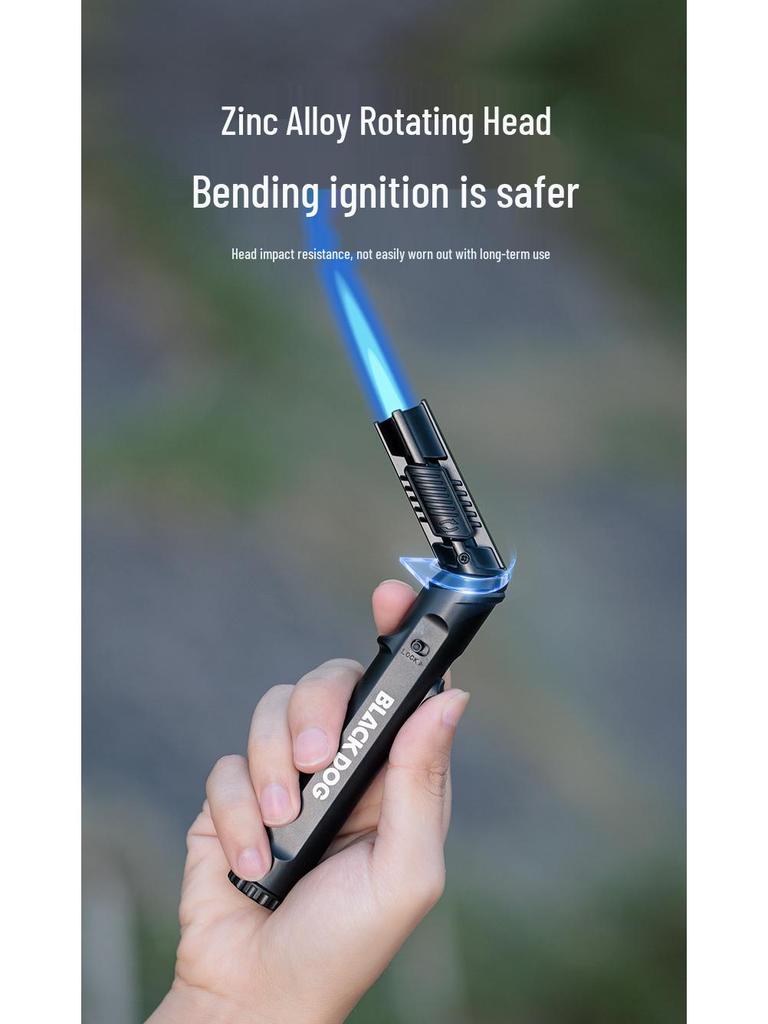Blackdog Outdoor Rechargeable Windproof Camping Lighter with Rotating Head Tactical Torch