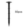 50PCS Plastic Durable Garden Camping Awning Canopy Tent Peg Stake Nail (16cm)
