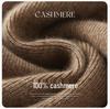 Premium Autumn/Winter Cashmere Knit Top: Soft, Smooth, Half-High Collar Sweater