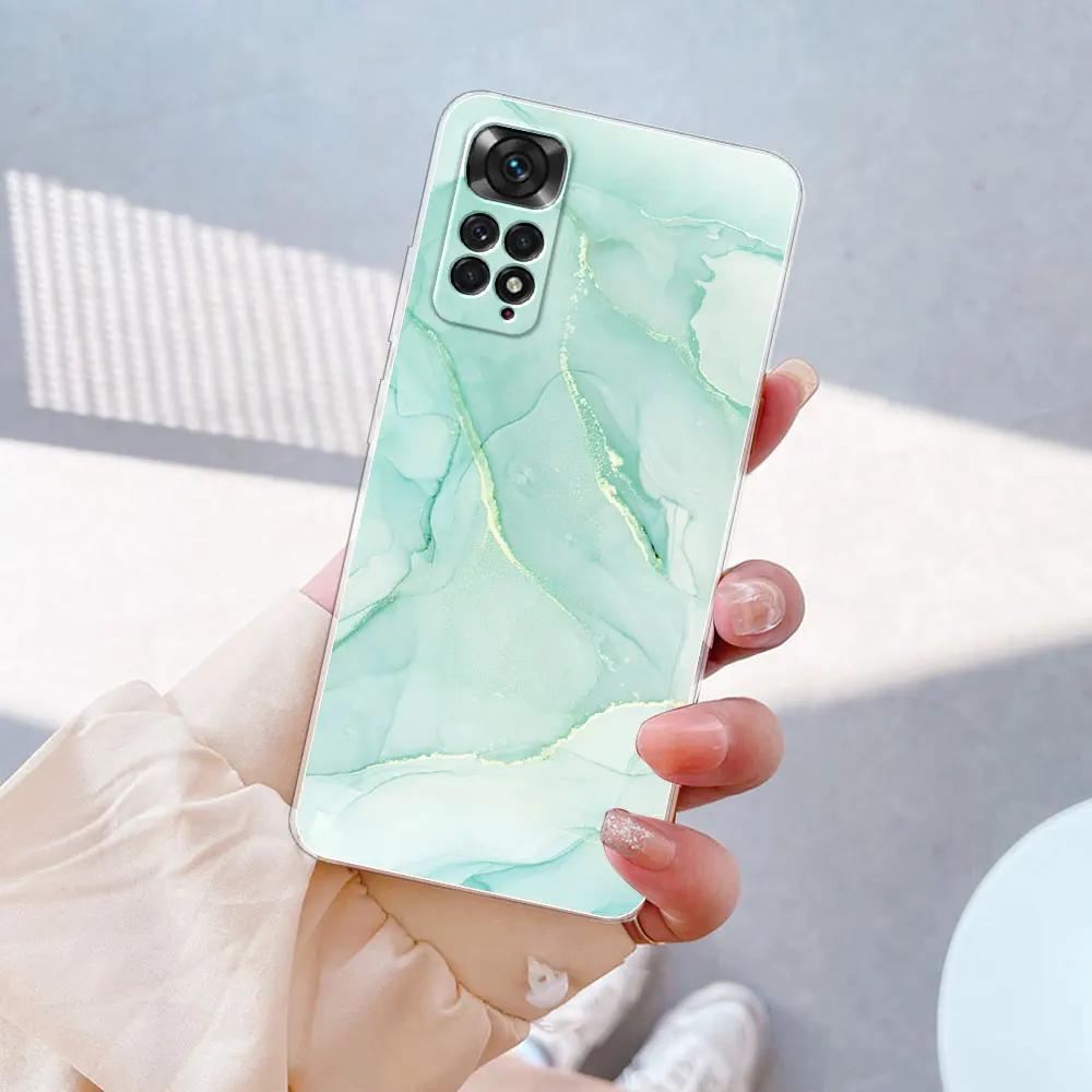 For Redmi Note 11 Case Soft Silicone TPU Phone Cover For Xiaomi Redmi Note 11S Cases Coque Redmi Note 11 Pro 4G 5G Bumper Fundas
