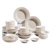 Ru Han European Style Underglaze Bone China Deep Plate Set