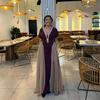 Europäische und amerikanische Damenmode Sommer neue Mode neues schlankes und dünnes tiefes V-Ausschnitt-Patchwork großes Schwingkleid