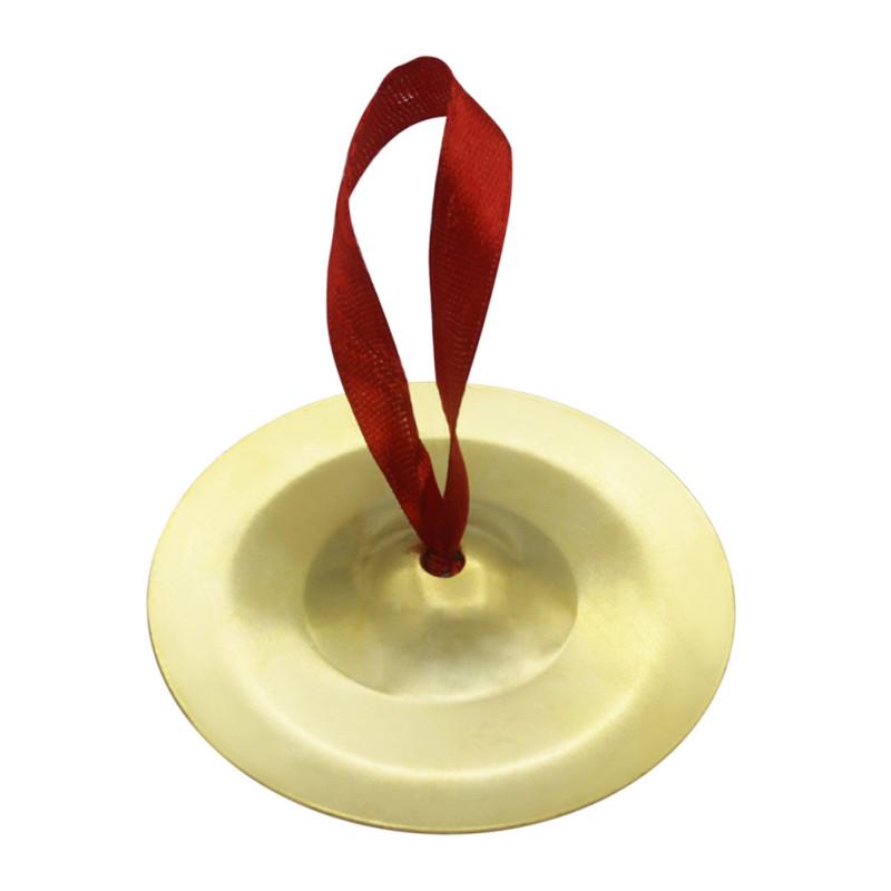 2 Stück Musikinstrumente Bauchtanz Messing Fingerbecken Naher Osten Percussion Becken Tanzen