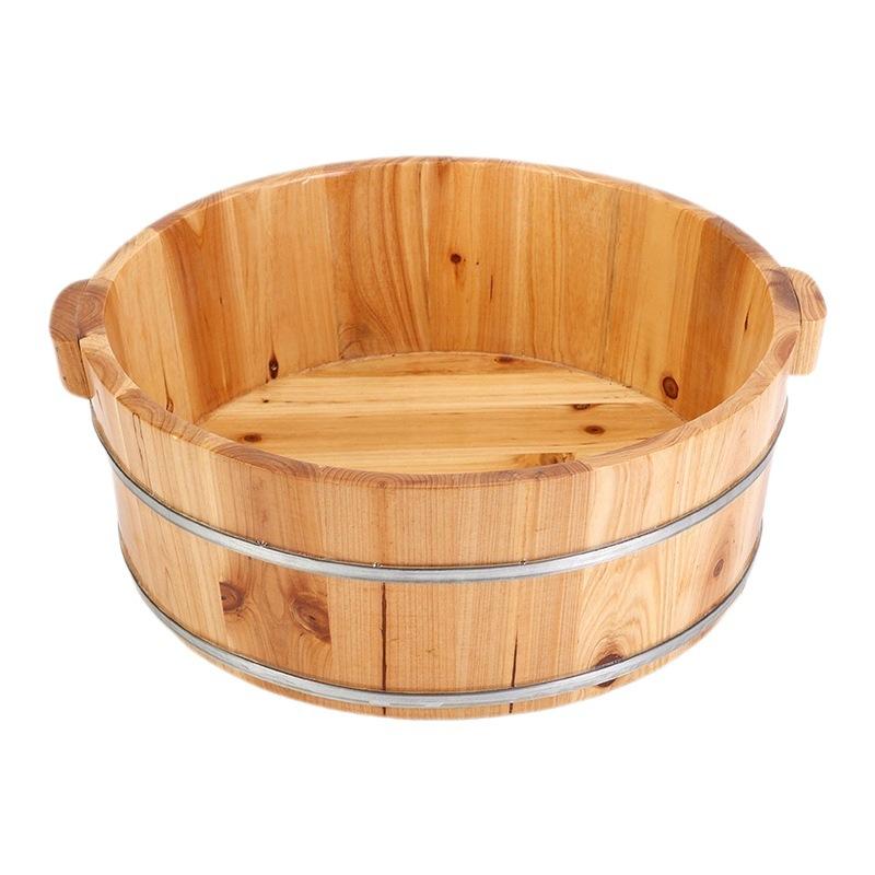 Environmentally Wood Bucket Pedicure Foot Bath Basin Soak Tub Bathtub Reusable Washing Skin Care Foot Home Supplies Wooden Child