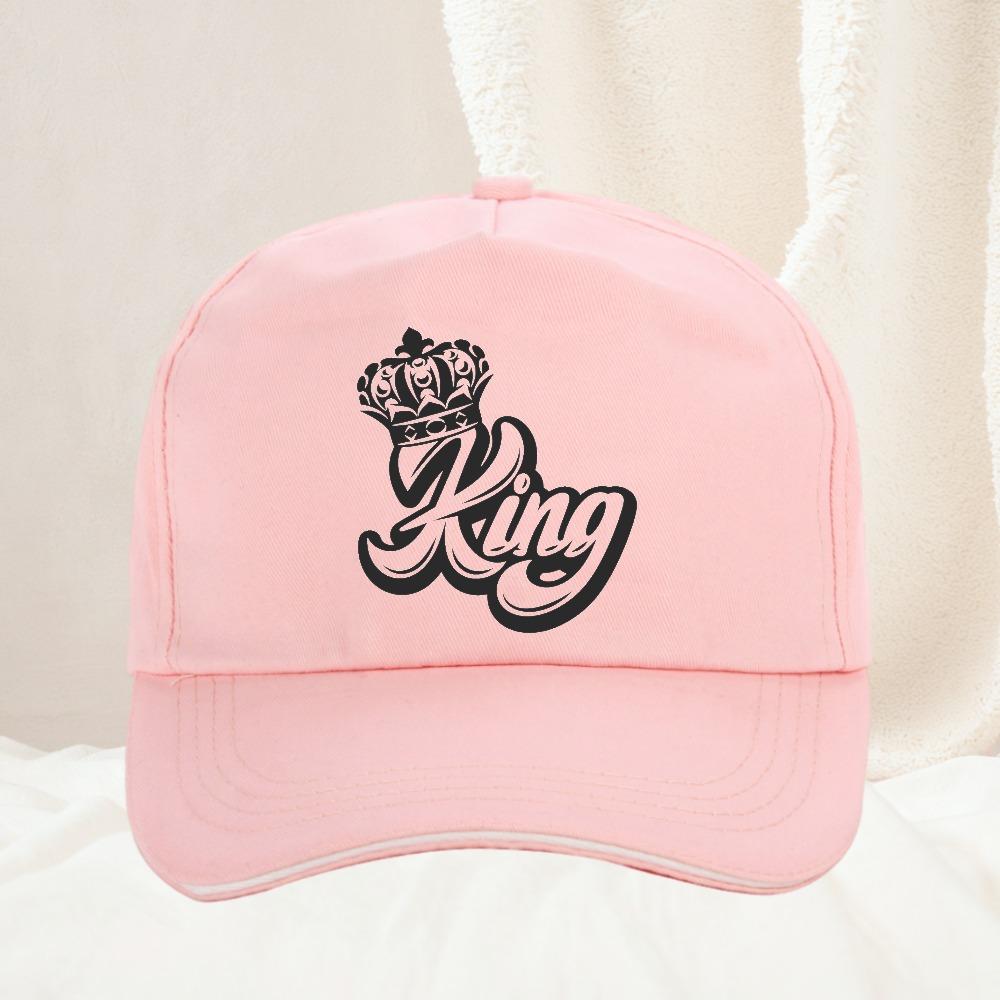 High Quality King Baseball Cap Crown Unisex Snapback Caps Couple Lover Hip Hop Gorras Casual Unisex Women Casquette