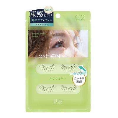 Lash On 02 Accent and D-UP (Clear Clear) (2 Pairs)