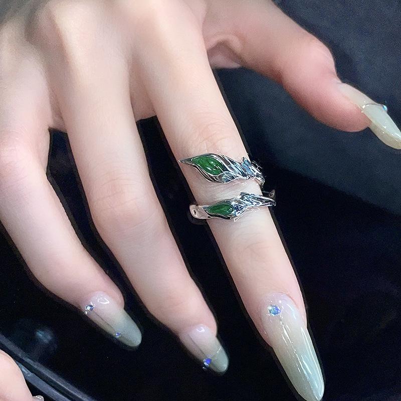 Stacked Wind Ring Women'S Mix And Match Fashion Suit Personalized Zircon Niche Design High-End Ring