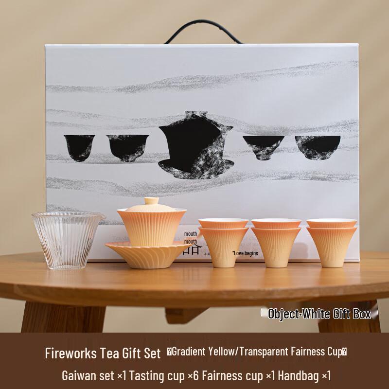Dong Ci Ren Fireworks Ceramic Kung Fu Tea Set