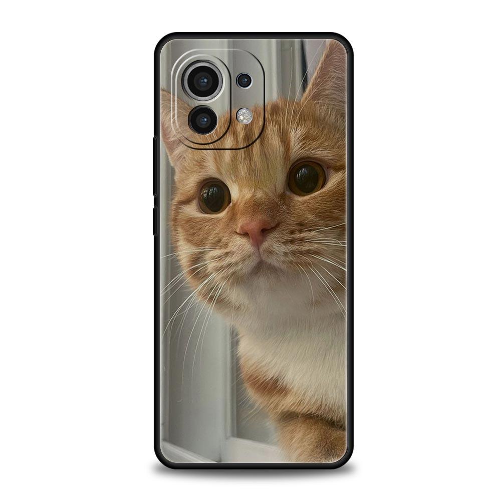Phone Case For Xiaomi Mi 15 14 14T 13T 12T Pro 12 13 11 Lite 5G 11T X6 X5 Pro Soft TPU Cover Cartoon Fun Cat Pet Dog