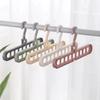 3pcs 9-hole Space Saving Hanger 360 Rotating Magic Hanger Multi-function Folding Magic Hanger Wardrobe Drying Clothes Clothes