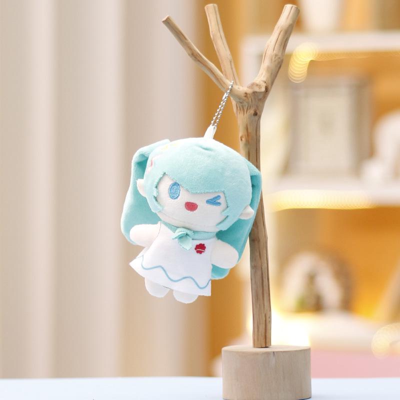 

Плюшевая игрушка Хатсунэ Мику Аниме Кукла Брелок - Подвеска для украшения сумки для девочек 12 cm