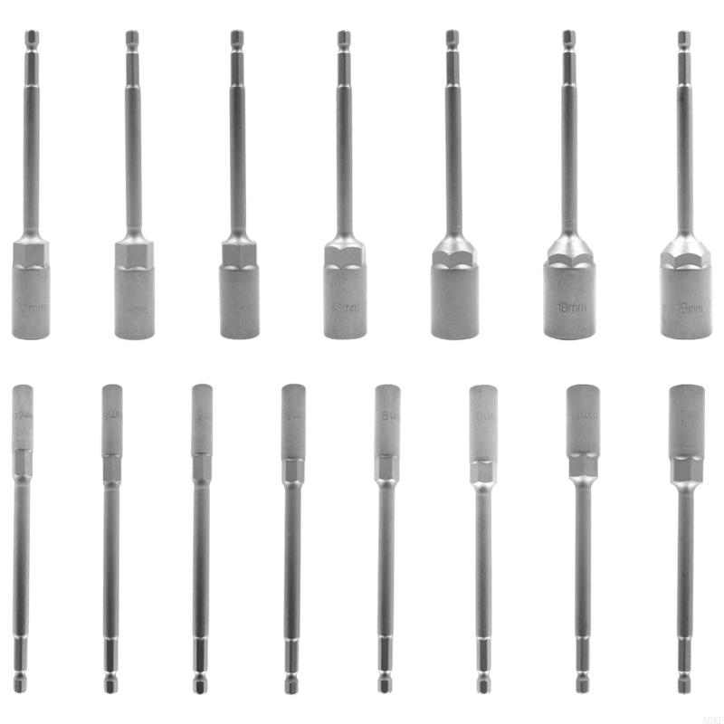 Reinforced Deep Socket Drill Bit Durable Steel Construction AntiWear Design A0KF