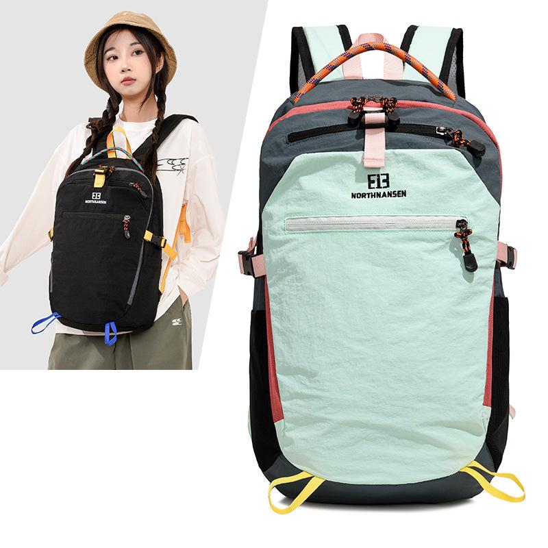 Schoolbag1011 new student schoolbag high value color matching versatile backpack large capacity lightweight outdoor backpack