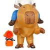 Inflatable Costume Halloween Capybara Suit Ride On Fancy Suit Cosplay Accessories for Girls Men Women Boys Carnivals