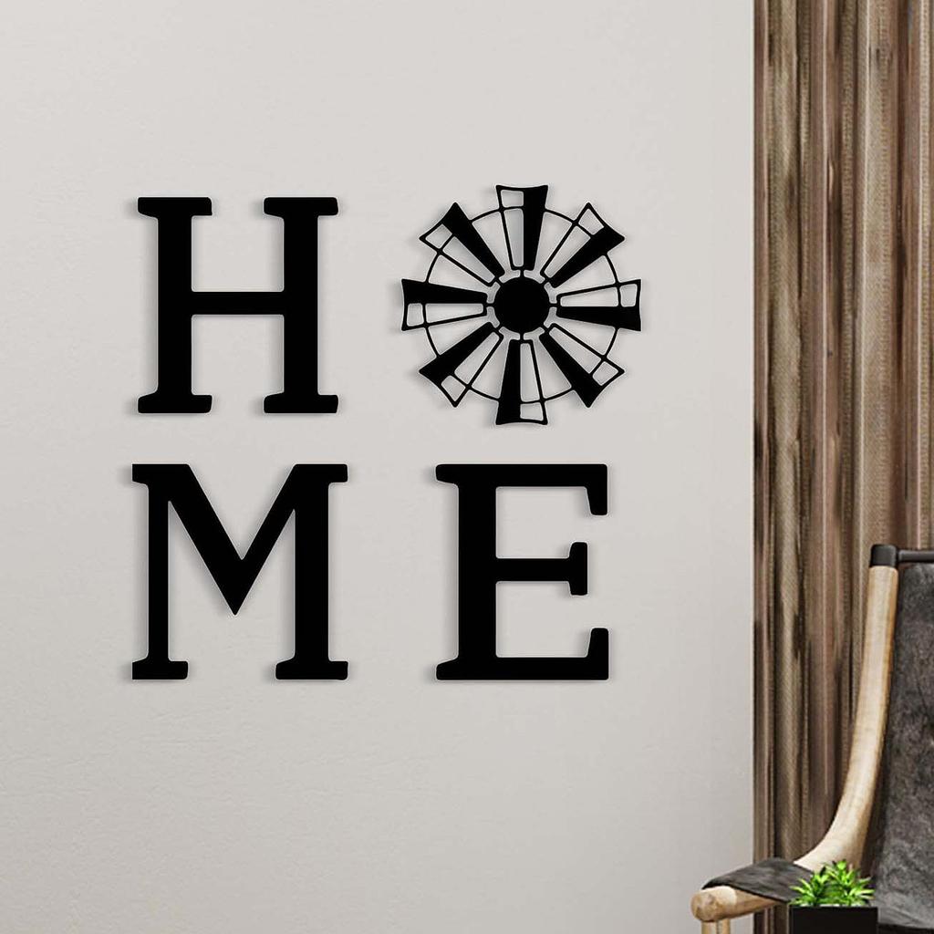 Farmhouse Home Signs Ideal Gift Aesthetic Home Letters Wall Art for Laundry Rooms Living Room Dining Room Hallways Entryway