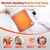 3 Temperature& 9 heat levels  Electric Foot Heating Pad Setting Heating Pad Soft Flannel Fast Heating Feet Warmer