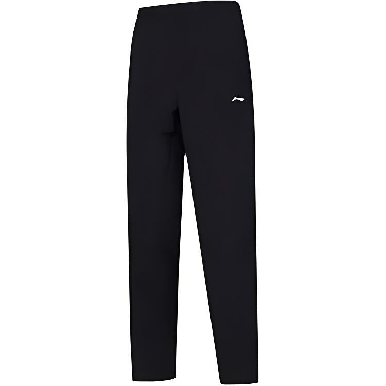 

Li Ning Серия Спортивный Стиль Жизни Повседневные Простые Однотонные Прямые Брюки Спортивные Трикотажные Брюки на Шнуровке Женские брюки Черный AEKU002-1 XS